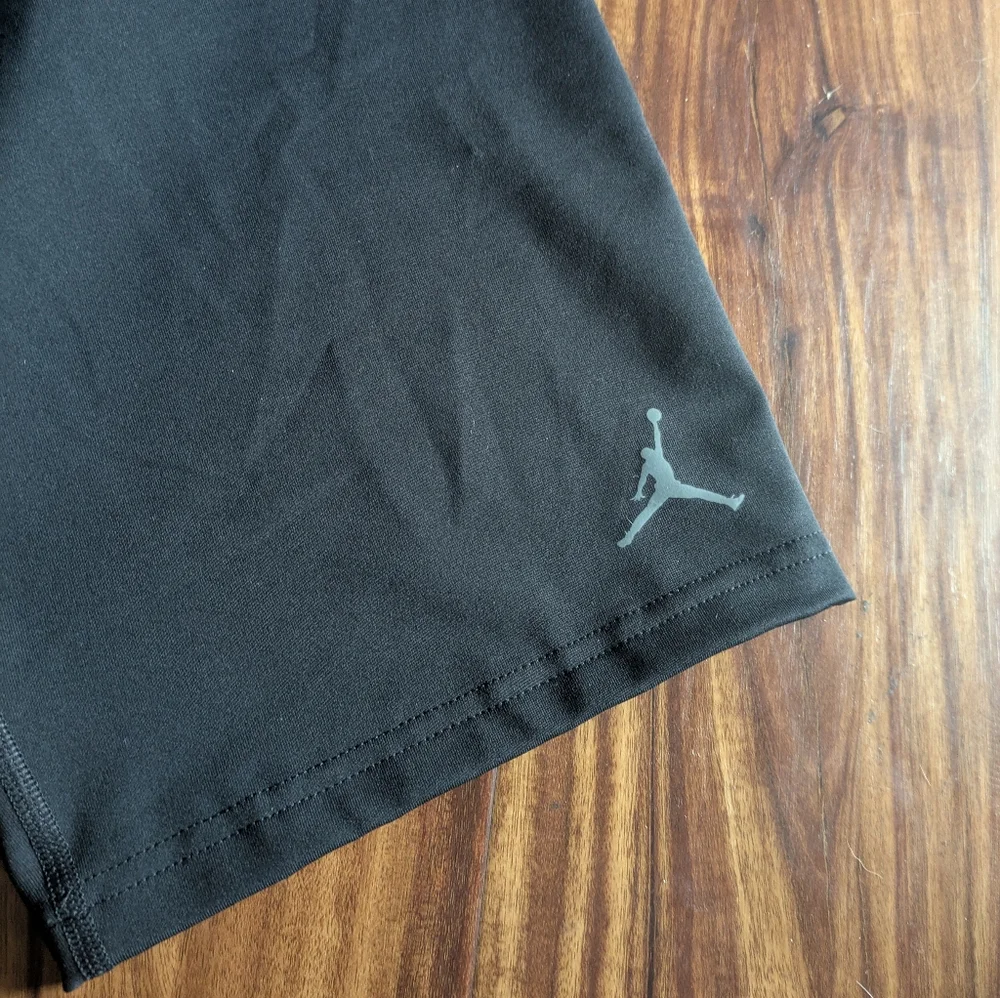 Jordan Nike Men 3XL Black Made in USA New No Tags Compression Shorts 022025 - Picture 2 of 7